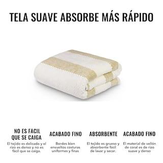 Foto 2 | Foto 2 | ''4pcs Toallas Para Baño Lab.g Grandes Juego De Toalla Baño 140*70cm Amarillo Blanco ''