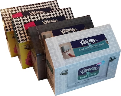 Foto 1 | Foto 1 | Toallas De Mano Kleenex 1 Capa 60 Hojas Paquete De 4 (240 Hojas) - Venta Internacional.
