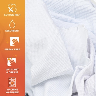 Foto 2 | Foto 2 | Cleaning Cloth Arkwright - Bolsa De Trapos (2 27 Kg) Color Blanco - Venta Internacional.