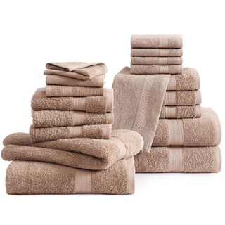 Foto 2 | Foto 2 | Juego De Toallas De Baño Lane Linen 100% Algodón 18 Piezas Color Topo - Venta Internacional.