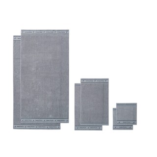 Foto 5 | Foto 5 | Toallas De Baño Nautica De Algodón Suave Y Absorbente 6 Piezas Signature Grey - Venta Internacional.