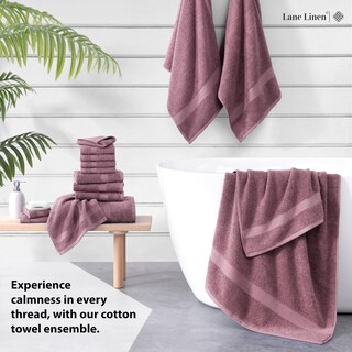 Foto 3 | Foto 3 | Juego De Toallas De Baño Lane Linen 100% Algodón Mercerizado 16 Piezas - Venta Internacional.