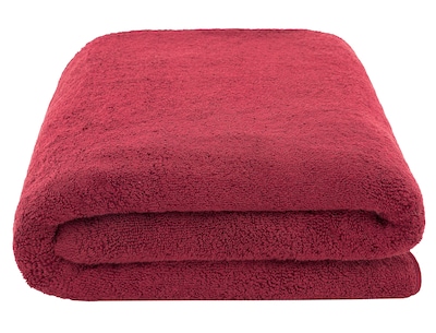 Foto 3 | Foto 3 | Toalla De Baño American Soft Linen Color Rojo Burdeos 100% Algodón 600 G/m² - Venta Internacional.
