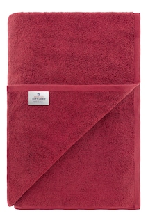 Foto 6 | Foto 6 | Toalla De Baño American Soft Linen Color Rojo Burdeos 100% Algodón 600 G/m² - Venta Internacional.