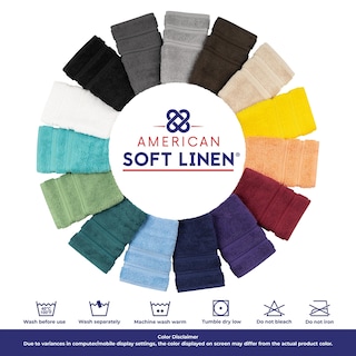 Foto 7 | Foto 7 | Toalla De Baño American Soft Linen Color Rojo Burdeos 100% Algodón 600 G/m² - Venta Internacional.