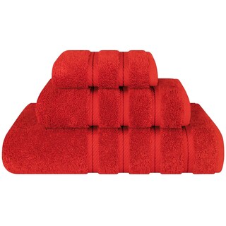 Foto 1 | Foto 1 | Juego De Toallas American Soft Linen Premium 3 Piezas 600 G/m² Rojo - Venta Internacional.