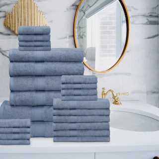 Foto 6 | Foto 6 | Juego De Toallas De Baño Hillfair 24 Piezas 100% Algodón Para Baño - Venta Internacional.