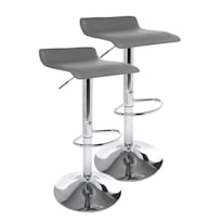 Bancos Eke Life Home color Gris 2 Piezas