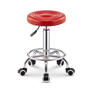 Foto 1 | Foto 1 | Taburete Giratorio Ilios Innova Ajustable con Ruedas Rojo