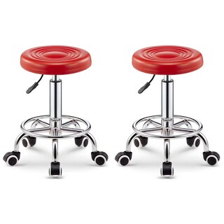 Foto 1 | Foto 1 | Ilios Innova | 2 Taburetes Giratorios Ajustables Color Rojo