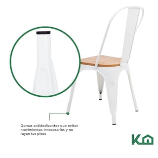 Foto 8 | Foto 8 | Silla Tolix KingsHouse 300252 color Blanco