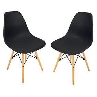 Foto 1 | Foto 1 | Sillas Eames KingsHouse COMBO-KH-20 color Negro 2 Piezas