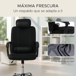 Foto 6 | Foto 6 | Silla de Escritorio Titano Ergonómica Reclinable Negro