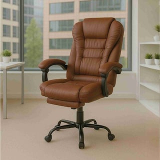 Foto 1 | Foto 1 | Silla Ejecutiva X-pross Marrón Reclinable