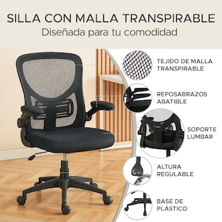 Foto 2 | Foto 2 | Silla de Oficina con Malla X-pross Negro
