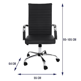 Foto 6 | Foto 6 | Silla de Escritorio Eke Life Home YX-9005 Negro