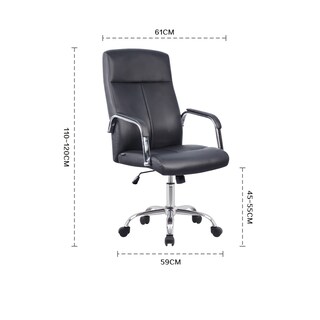 Foto 4 | Foto 4 | Silla de Oficina Eke Life Home 8720 Negro