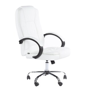 Foto 3 | Foto 3 | Silla de Escritorio Eke Life Home YX-2227 color Blanco Ergonómica con Tapizado de Cuero Sintético
