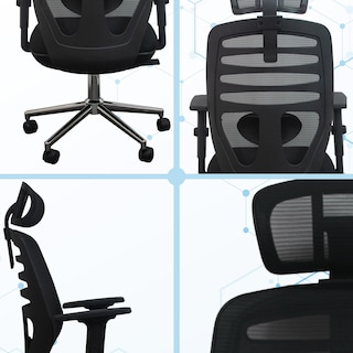 Foto 5 | Foto 5 | Silla Ejecutiva con Respaldo y Giro Jauz J0022 Negra