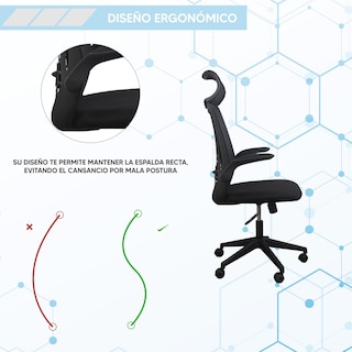 Foto 5 | Foto 5 | Silla de Oficina Jauz Improvement 0033 Respaldo de Malla Ergonómica