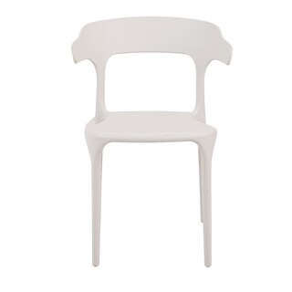 Foto 4 | Foto 4 | Set 4 Sillas Comedor Jardin Apilables Pvc Interior Exterior Eke Color Blanco