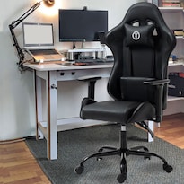Silla Gaming Sin Reposapies Wolf- Negro