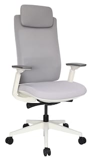 Foto 1 | Foto 1 | Silla Ejecutiva Ergonómica con Cabecera Blanca