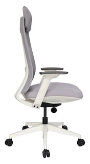 Foto 3 | Foto 3 | Silla Ejecutiva Ergonómica con Cabecera Blanca