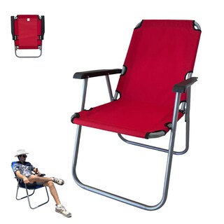 Foto 1 | Foto 1 | 2 Silla Plegable De Playa Camping Exterior Resistente Cómoda