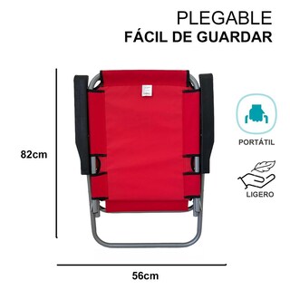 Foto 3 | Foto 3 | 2 Silla Plegable De Playa Camping Exterior Resistente Cómoda