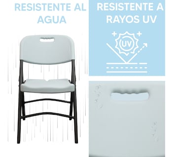 Foto 6 | Foto 6 | Silla Plegable Jauz  J0046 De Plástico 5 Piezas