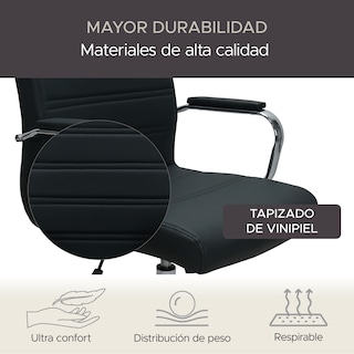 Foto 6 | Foto 6 | Silla De Oficina Imperial- Negro