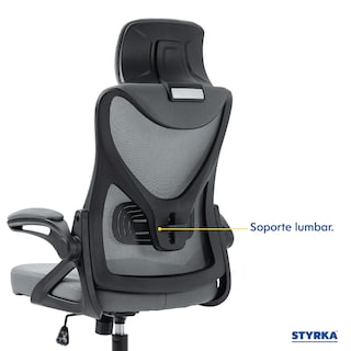 Foto 4 | Foto 4 | Silla Ejecutiva De Oficina Styrka Ergonómica Gerencial Tapizado Mesh Con Cabecera
