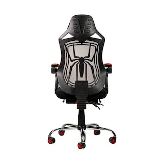 Foto 4 | Foto 4 | Silla Gamer Naceb Na-0928 Spider Con Reposa Piernas Negro/rojo
