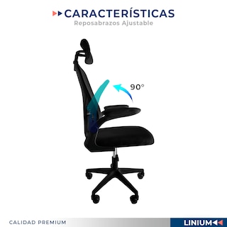 Foto 7 | Foto 7 | Silla Oficina Escritorio Linium Ergonómica Premium Ejecutiva