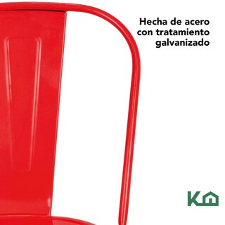 Foto 6 | Foto 6 | Silla Tolix Metal 4 Pzas Comedor Casa Restaurante Exterior