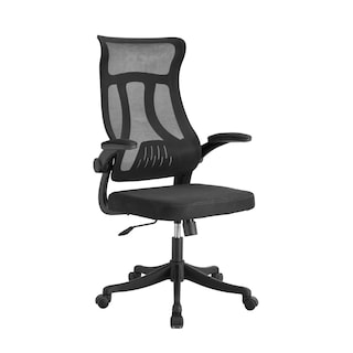 Foto 1 | Foto 1 | Silla Oficina Ergonomus Bm-1073 Ergonómica Apoyabrazos Abatibles Negra