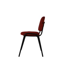 Foto 3 | Foto 3 | Offiho Silla De Oficina Ecovisita Para Salas De Espera, Consultorios En Tapiz De Tela Color Vino