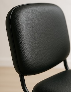 Foto 3 | Foto 3 | Offiho Set De 2 Sillas Ecovisita Para Oficinas, Salas De Espera O Consultorios Con Tapiz Vinil Piel Negro