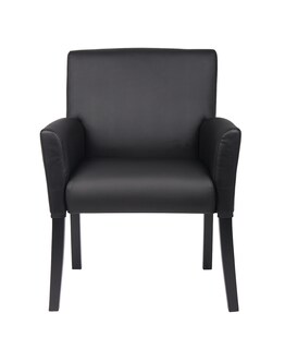 Foto 5 | Foto 5 | Silla Boss Office Products Executive Box Arm, Color Caoba, Negro - Venta Internacional.