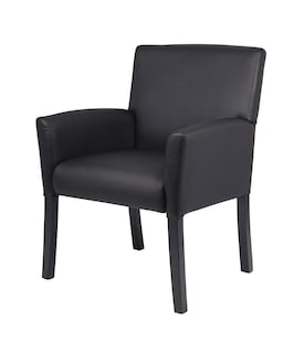 Foto 6 | Foto 6 | Silla Boss Office Products Executive Box Arm, Color Caoba, Negro - Venta Internacional.