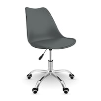 Silla Oficina Linium Escritorio Salon Hogar Ergonomica Color Gris
