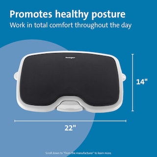 Foto 2 | Foto 2 | Reposapiés Kensington Smartfit Comfort De Espuma Viscoelástica Blanco/negro - Venta Internacional.