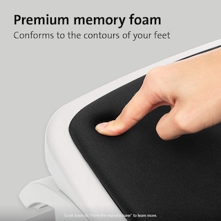 Foto 3 | Foto 3 | Reposapiés Kensington Smartfit Comfort De Espuma Viscoelástica Blanco/negro - Venta Internacional.