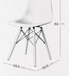 Foto 4 | Foto 4 | Xtellar Silla Eames – Elegante Y Resistente Para Tu Comedor O Negocio