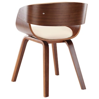 Foto 6 | Foto 6 | Silla De Comedor Vidaxl Color Crema Madera Curvada Y Piel Sintética - Venta Internacional.