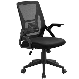 Foto 1 | Foto 1 | Silla De Oficina Vecelo Con Respaldo Medio  Giratoria  Ergonómica  Color Negro Azabache - Venta Internacional.