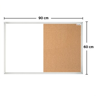 Foto 4 | Foto 4 | Pizarrón Alfra Mixto White Star 60x90