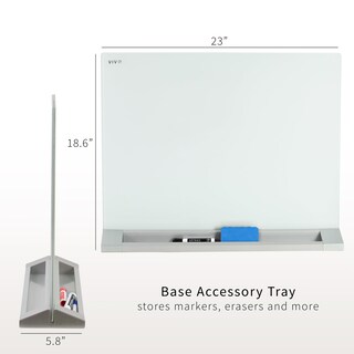 Foto 6 | Foto 6 | Pizarra Magnética De Sobremesa Para Borrado En Seco Vivo Desk-wb23g, 60 X 48 Cm - Venta Internacional.