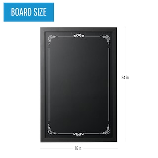 Foto 2 | Foto 2 | Pizarra Mastervision - Soporte Decorativo Para Pared (40 X 60 Cm), Color Negro - Venta Internacional.